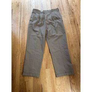 Men’s John W Nordstrom Smartcare Dress Pants Khaki, size 38 x 31